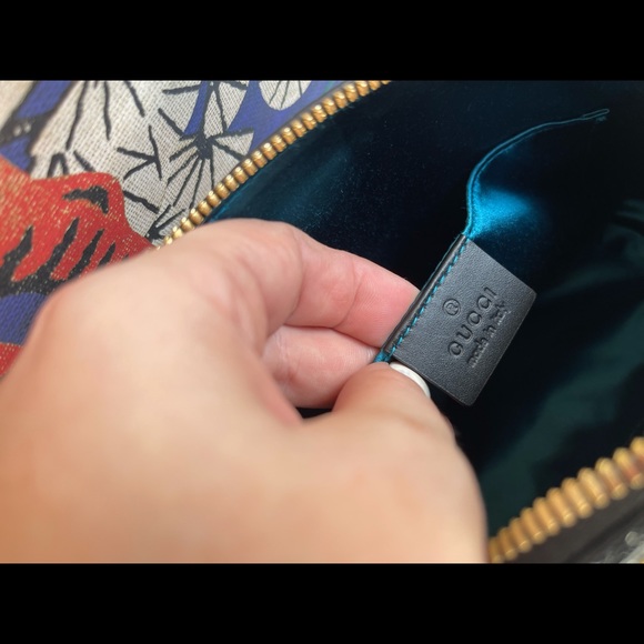 Gucci Ophidia Small black suede crossbody NEW - Picture 12 of 14